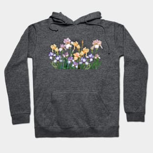 Iris Flowers Hoodie